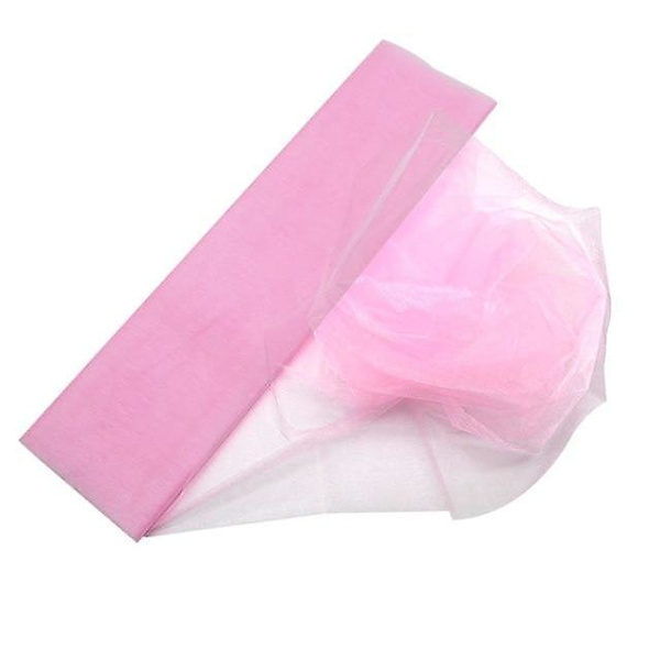 Garn Tyll Roll Sheer Crystal Organza Tyg som används för födelsedagsfest bröllop White