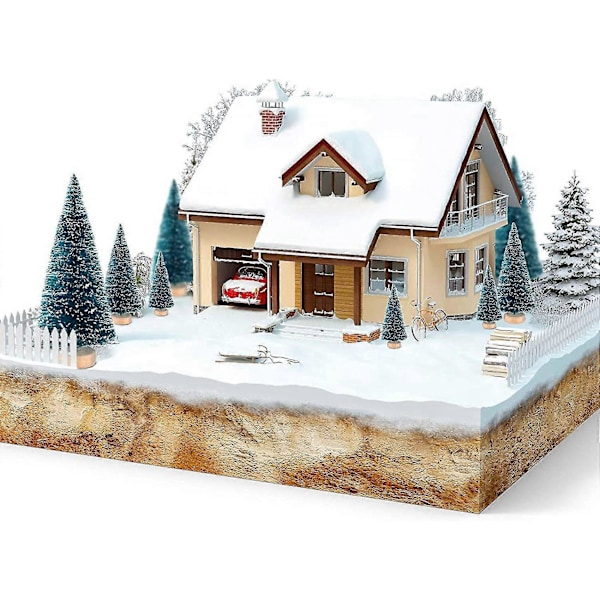 70 kpl Miniatyyri Joulukuusi Teko-Lumi Pakkaspuut Mänty Puut Joulu DIY Käsityö Osa