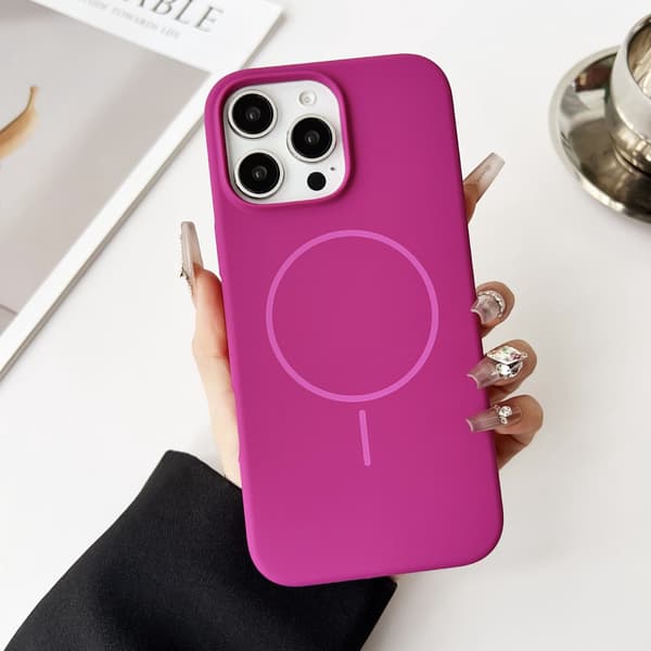 Etui til iPhone 17 Pro Magnetisk Silikonfinish Noz29293