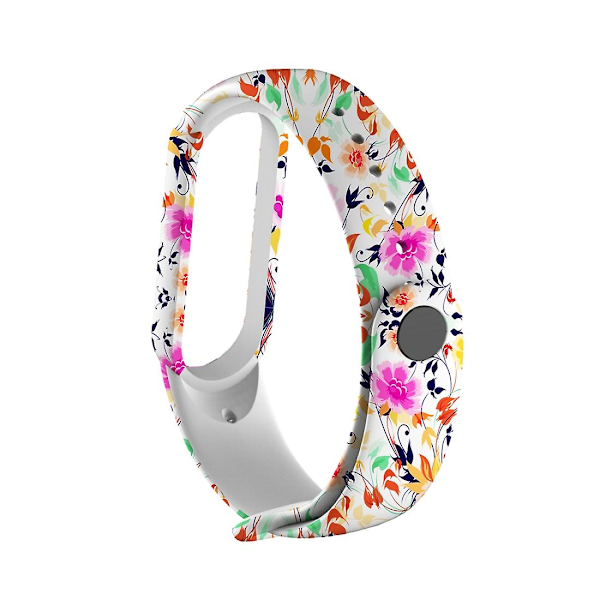 Linnut ja kukat Linnut ja kukat yhteensopiva Xiaomi Mi Band 5 Tpuwatchbandin kanssa
