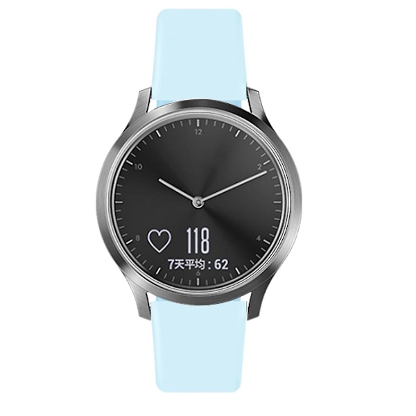 Lyseblå Lyseblå kompatibel med Garmin Vivoactive 3 / Vivomove Hr Rem