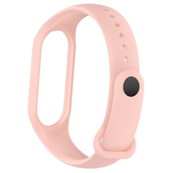 Vaaleanpunainen silikoninen ranneke yhteensopiva Xiaomi Mi Band 7:n kanssa, yhteensopiva Xiaomi Mi Band 7 / 7nfc / 6 / 6 Nfc / 5 / 5 Nfc / Amazfit Band 5:n kanssa