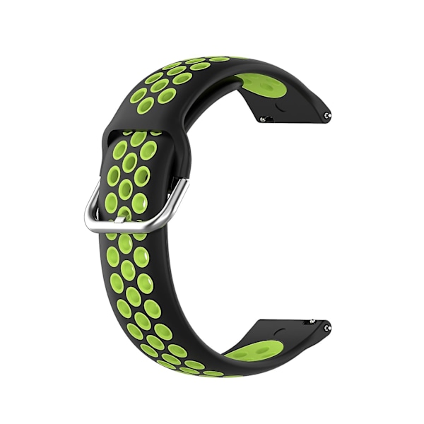 Sort Limegrøn Sort Limegrøn kompatibel med Huawei Watch 3 / 3 Pro silikone urrem