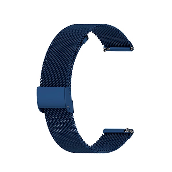Blått Blått Metall Stål Mesh Armband kompatibelt med Huawei Watch 3
