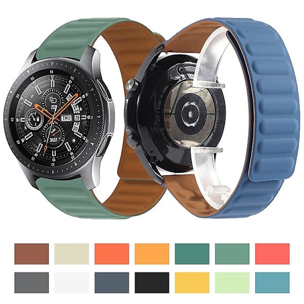 Oranssi Oranssi yhteensopiva Huawei Watch 3 / 3 Pro silikonirannekkeen kanssa