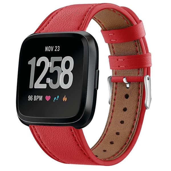 Rød rem kompatibel med Fitbit Versa 2 / Fitbit Versa / Fitbit Versa Lite
