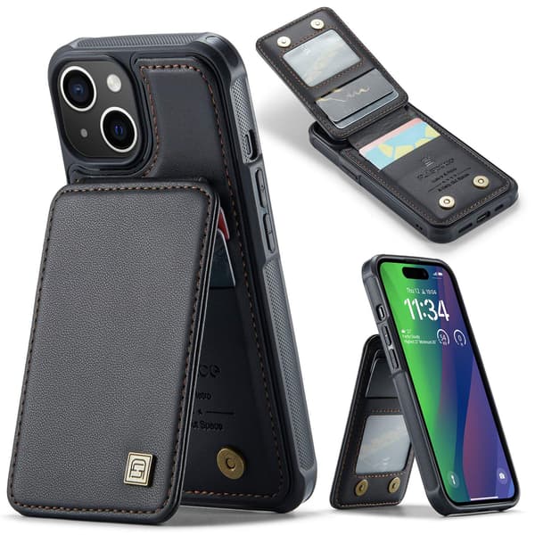 Etui til iPhone 13 sort Flip