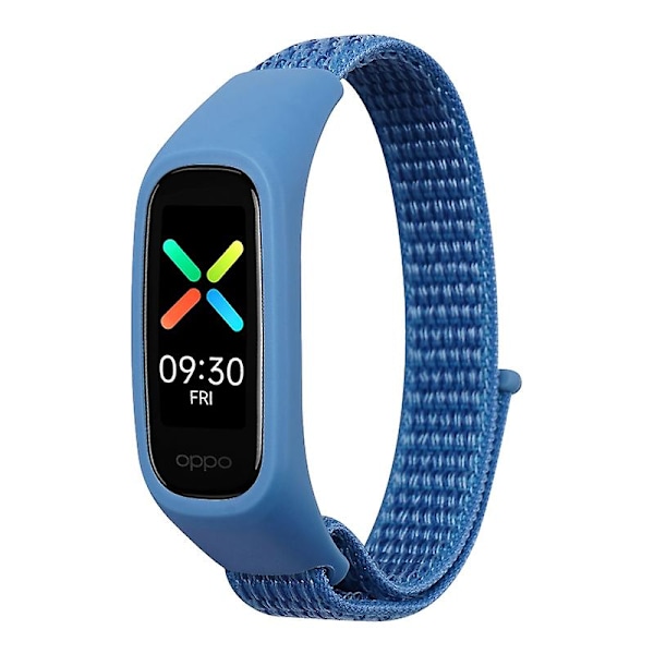 Havsblå Havsblå kompatibel med Oppo Watch Nylon Armband