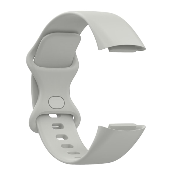 Rock Grey Rock Grey -yhteensopiva Fitbit Charge 5 silikoni kellonrannekkeen S-koon kanssa