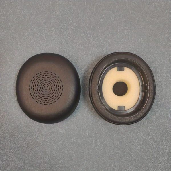 2 st svarta öronkuddar för Jabra Evolve2 75 2.0 andra generationen