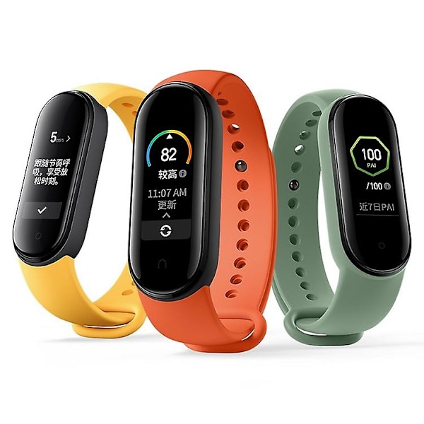 Solid silikonrem kompatibel med Xiaomi Band Mi 5