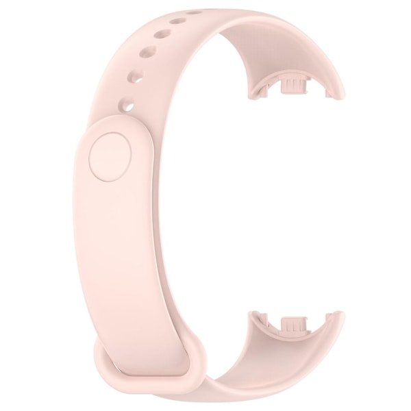 Rosa Rosa Silikon Plugg Klokkereim kompatibel med Xiaomi Mi Band 8