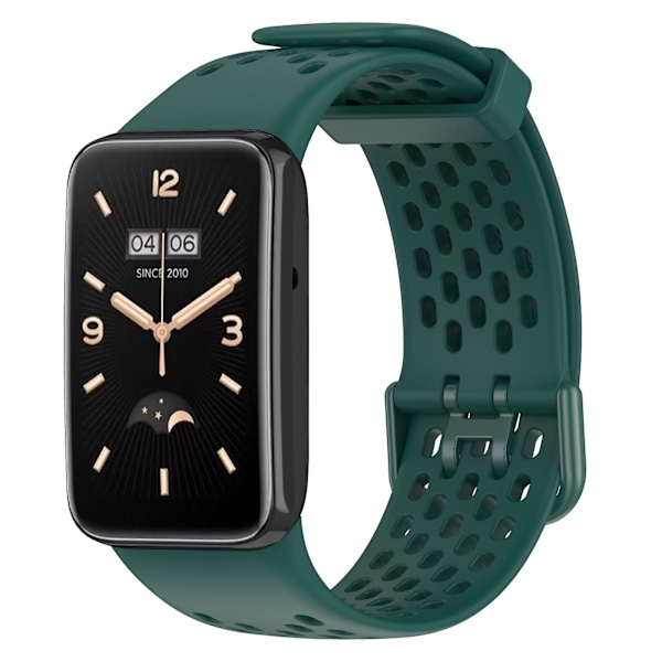 Mörkgrön Mörkgrön TPU Klockarmband kompatibelt med Xiaomi Mi Band 7 Pro