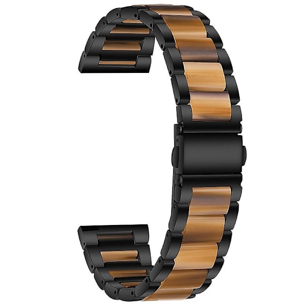 Black Honey Black Honey yhteensopiva Garmin Venu/vivoactive 3 Music 20mm teräs+hartsi rannekkeen kanssa