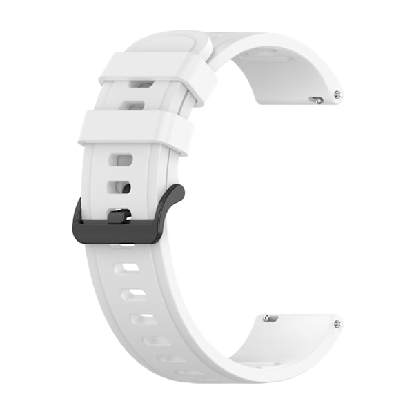 Valkoinen silikoniranneke, yhteensopiva Xiaomi Watch S1 Active / Watch Color 2 -kellojen kanssa, yhteensopiva Xiaomi Watch S1 Active / Watch Color 2 -kellojen kanssa
