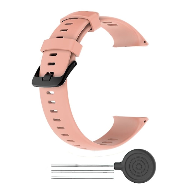 Rosa Silikonarmband kompatibelt med Polar Vantage V2