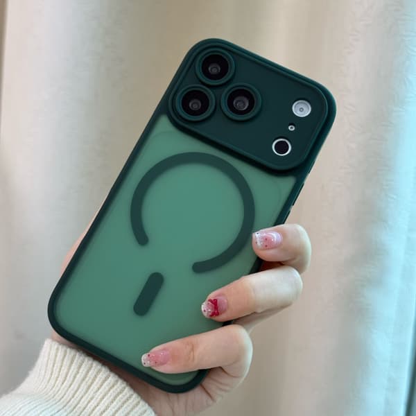Fodral för iPhone 15 Magnetisk Grön Noz36759