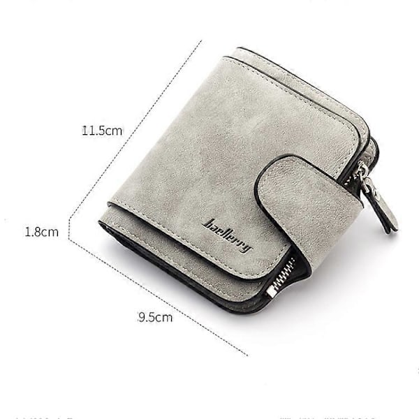 Baellerry Dam Buckle Nubuck Läder Myntbörs Söt Liten Fräsch Studentplånbok
