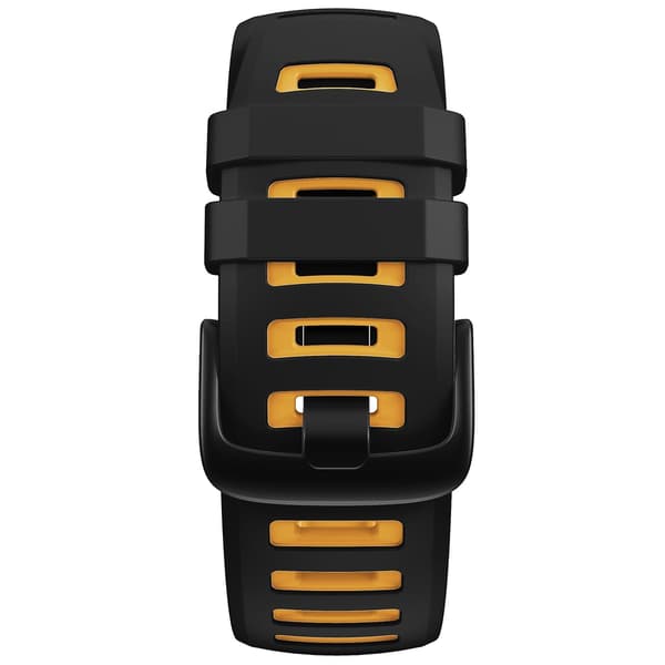 Sort Gul Sort Gul kompatibel med Garmin Instinct silikone urrem