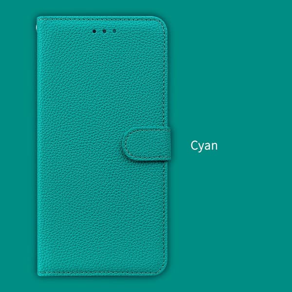 Etui til iPhone 15 blå pung med kortholder flip magnetisk eksklusivt