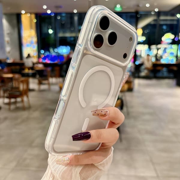 Etui til iPhone 17 Pro Magnetisk Hvit Noz30919