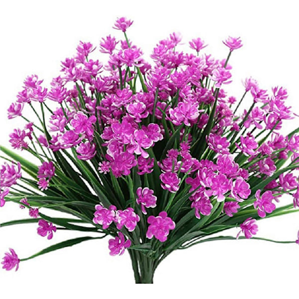 Simulerte Kunstige Blomster 7 Grener Vårurter Kameliaer Pink