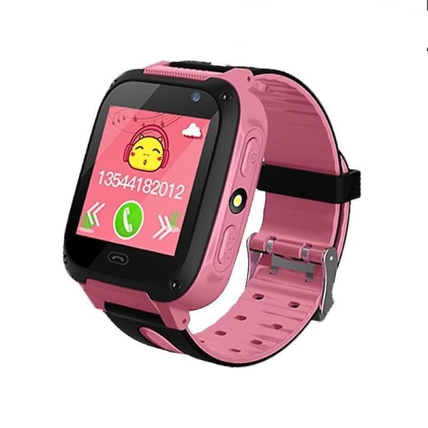 Sos Antil Lost Vattentät Smartwatch Baby 2g Sim Card Location Tracker Klockor pink Russian version