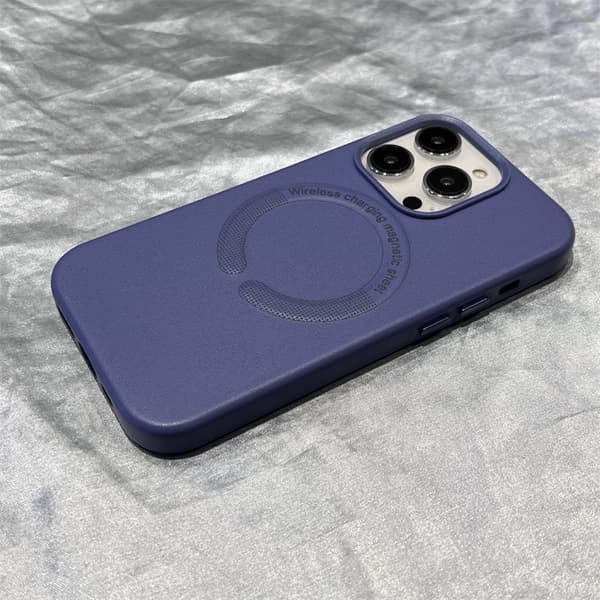 Etui til iPhone 15 Pro Wisteria læder Magnetisk Magnetisk