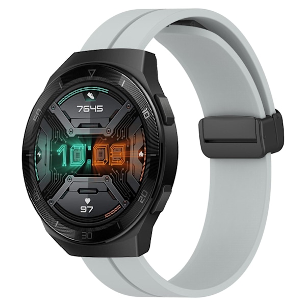 Grå Grå Silikon Klokkereim kompatibel med Huawei Watch Gt 2e