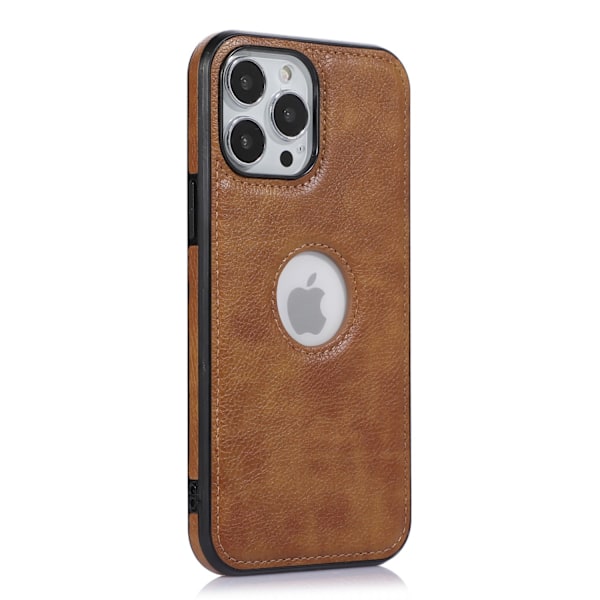 Etui til iPhone 14 brun Mangler Full-Body