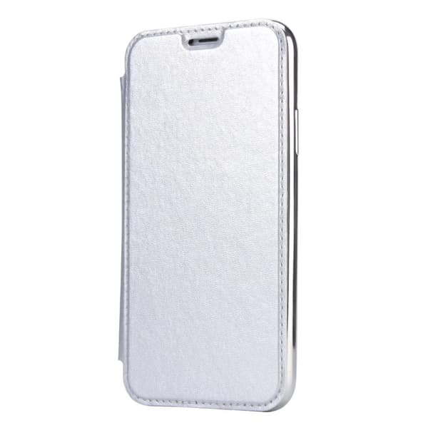 Etui til iPhone 13 sølv Ultratynn elektroplettering Flip