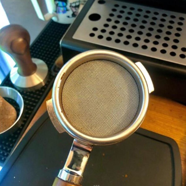 Ny 1st 51mm Puckskärm/espresso Portafilter Nedre duschskärm