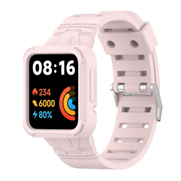 Lys Rosa Silikonklokkereim kompatibel med Xiaomi Poco Watch
