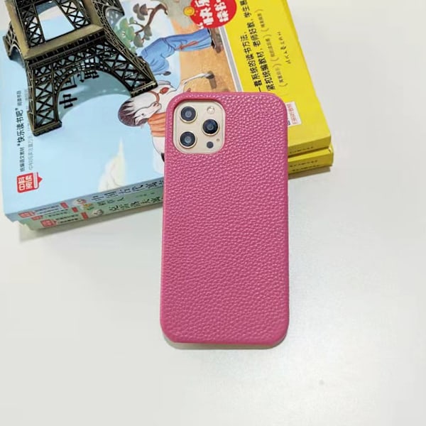 Kotelo iPhone 14promaxille Ruusunpunainen Kivi Half Pack