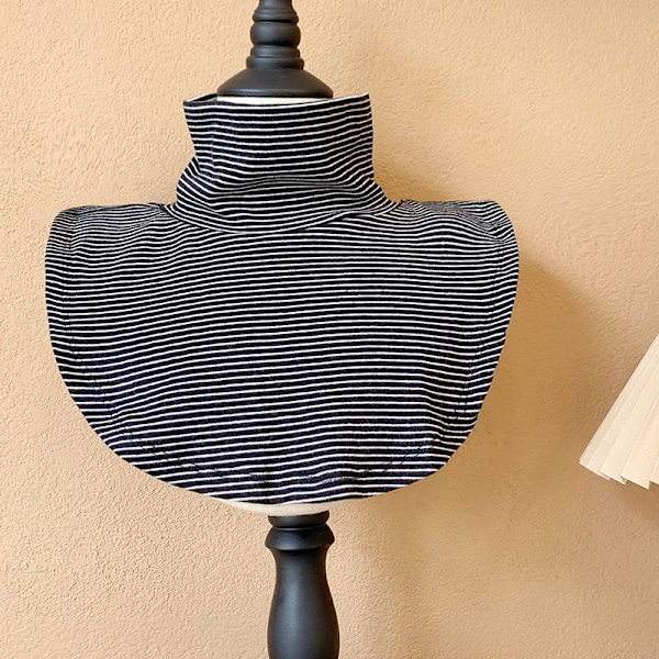 Naisten tekoviulus irrotettava puoli Syksy Talvi Sisävaatteet Neu Striped black