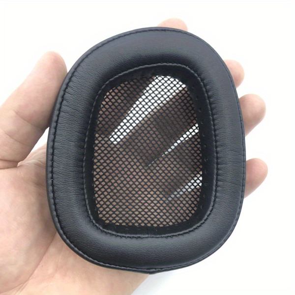 2 st svarta kuddar för Black Logitech G433 G233 G-pro G533 G231 G331
