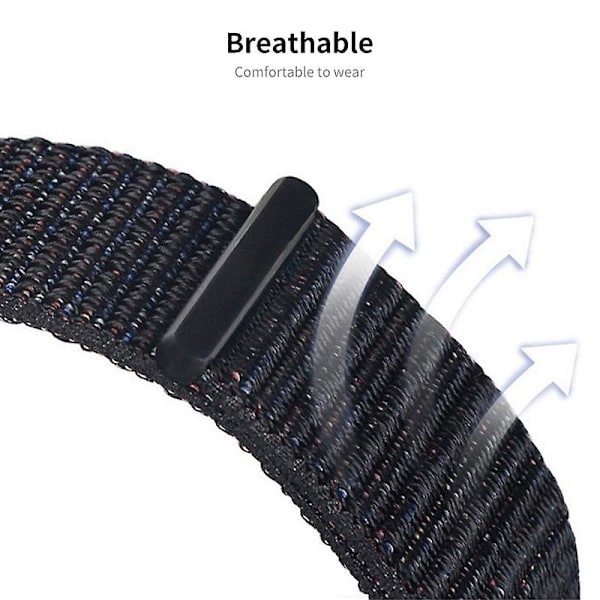 Armygrønn ENKAY skjermbeskytter + nylonrem kompatibel med Xiaomi Mi Band 8