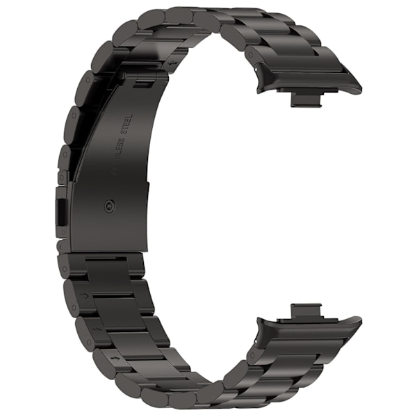 Svart Svart Tre Perle Metall Klokkereim kompatibel med Redmi Watch 4
