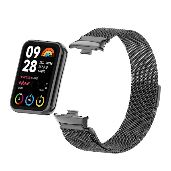 Milan Magnetiskt Klockarmband kompatibelt med Xiaomi Mi Band 8 Pro