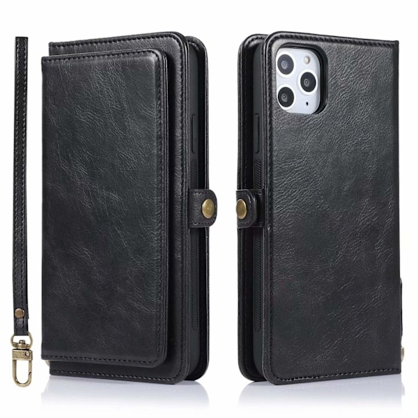 Etui til iPhone 15PLUS sort To-i-en Magnetisk