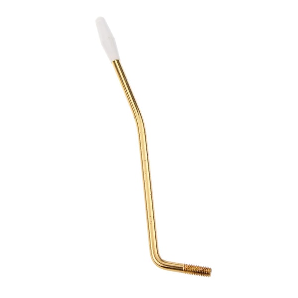 6mm Elektrisk Gitar Tremolo Arm Whammy Bar med Hvit Kappe - Gull