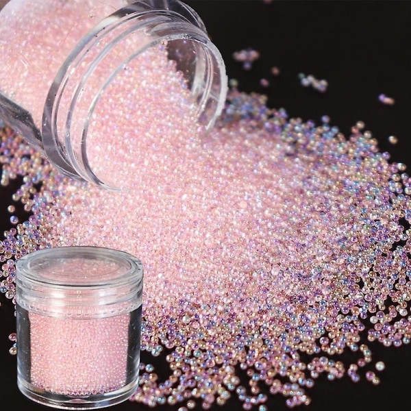 Kaviarpärlor Crystal Tiny Rhinestones Manikyr Glaskulor Micro Bead BL13-15