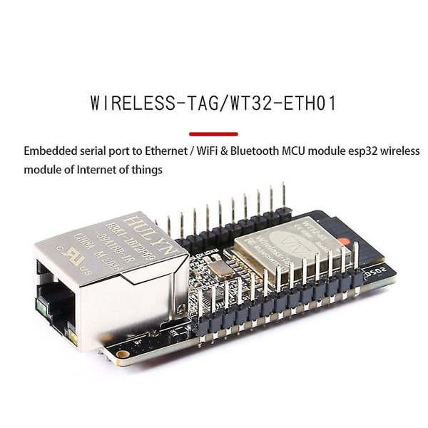 Ny Wt32-eth01 serieportnätverk Bluetooth+wifi Combo Gateway-modul