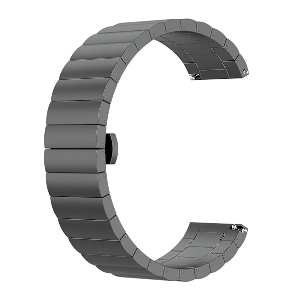 Grått Grått Stålarmband kompatibelt med Huawei Watch Gt 3 42mm