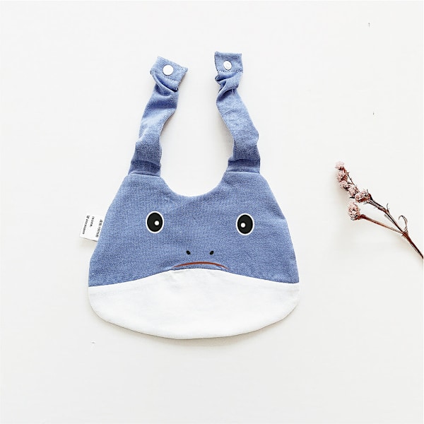 Naisten tekoviulus irrotettava puoli-bib puuvillainen essu Waterp Bear stripes