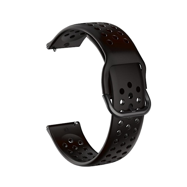 Sort Sort kompatibel med Huawei Watch Gt2e Åndbar Porøs Rem