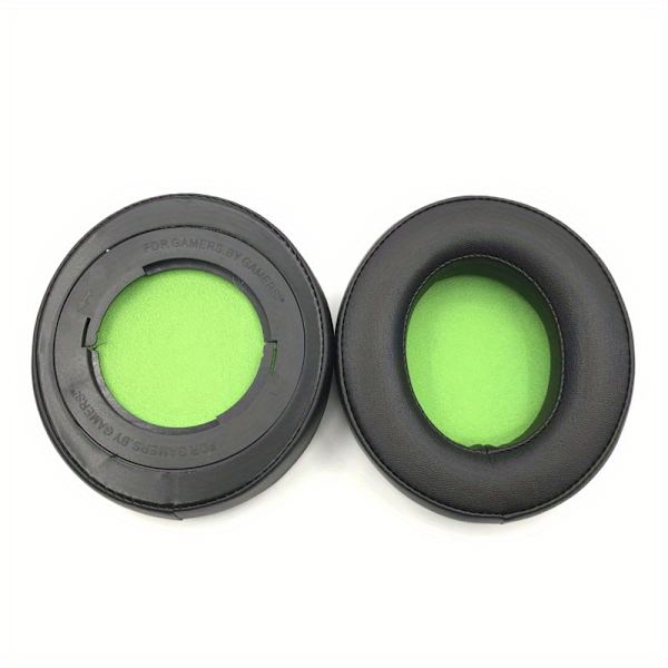 2 st gröna nätkuddar för Razer Kraken Pro V2 Kraken 7.1 Pro