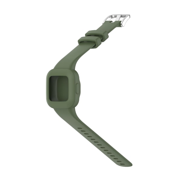Mørkegrønn Mørkegrønn kompatibel med Garmin Vivofit Jr3 Silikon Ren Farge Klokkereim