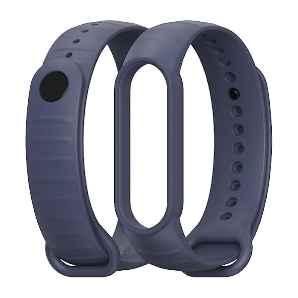Midnattsblå Midnattsblå TPU Klockarmband kompatibelt med Xiaomi Mi Band 7 / 6 / 5 kompatibelt med Xiaomi Mi Band 7 / 6 / 5