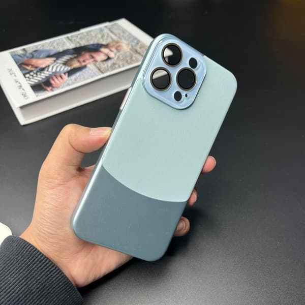 Etui til iPhone 16 Pro Yachuan Qing Nappa Læder Fuld-krops Læder